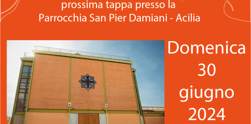 1080x1350 tappa Tour GDS CARLA SANDRI Parrocchia San Pier Damiani