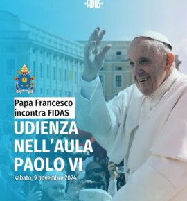 Papa Francesco udienza con Fidads